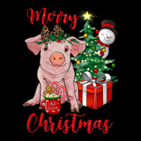 Merry Christmas Pig Heavy Core Tee | Teevron