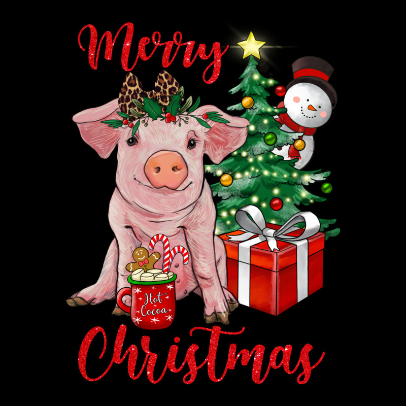 Merry Christmas Pig Heavy Core Tee by RanaPortraitStore | Teevron