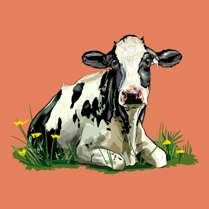 Holstein Cow Sitting Classic Tee by LillyAllenDesigns | Teevron