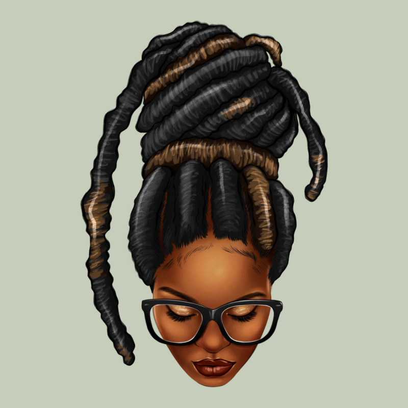 Afro Woman Faux Jumbo Locs Ladies Tee by texasbilliewilder | Teevron