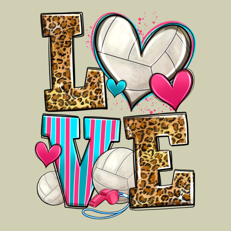 Love Volleyball Heavy Core Tee by Zillion Design Studio | Teevron