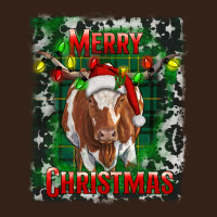 Merry Christmas Longhorn Cow Heavy Core Tee | Teevron