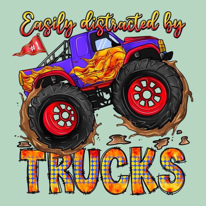 Easily Distracted By Trucks Classic Tee by CowhideDigitalArt | Teevron