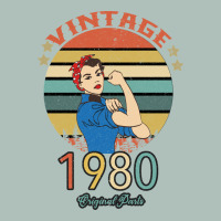 Vintage 1980 Original Parts Women 40th Birthday Heavyweight Hoodie | Teevron