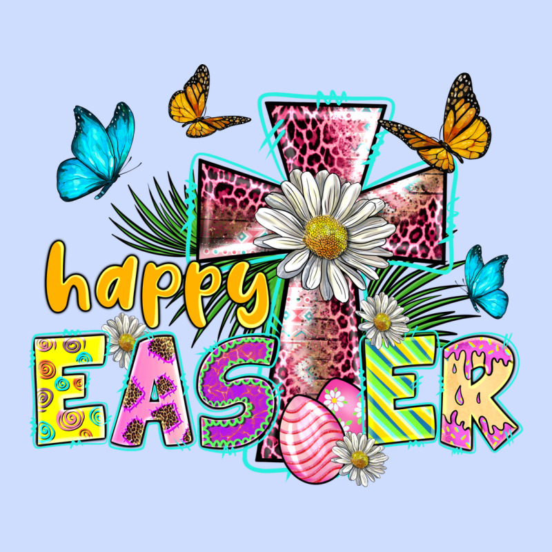Happy Easter Cross Urban Heavy Tee by BarkalooDesign | Teevron