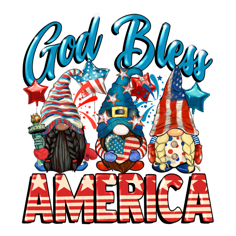 God Blessed America Gnomes 4th Of July Premium Tee by CowGirlArtShop | Teevron