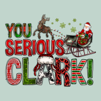 You Serious Clark With Santa Sleigh Zipper Hoodie | Teevron