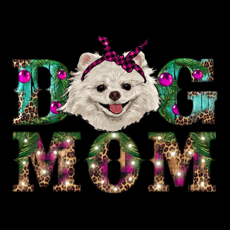Christmas Dog Mom Pomeranian Ladies Tee by RanaPortraitStore | Teevron