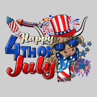 Happy 4th Of July Cow Premium Tee | Teevron