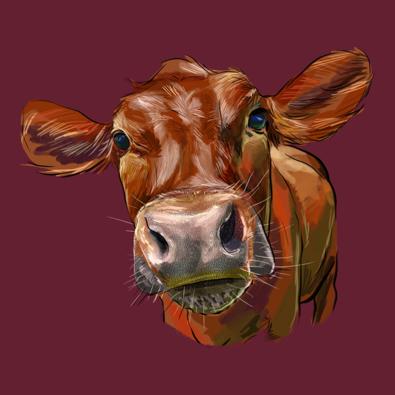 Red Angus Face Classic Tee by LillyAllenDesigns | Teevron