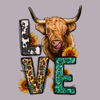 Love Long Haired Cow Vintage Tee | Teevron