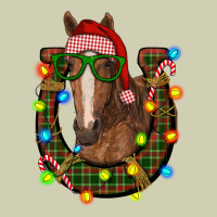 Christmas Horseshoe With Horse Heavy Core Tee | Teevron