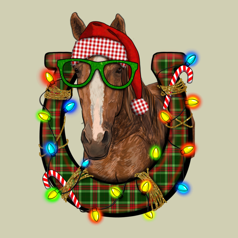 Christmas Horseshoe With Horse Heavy Core Tee by RanaPortraitStore | Teevron