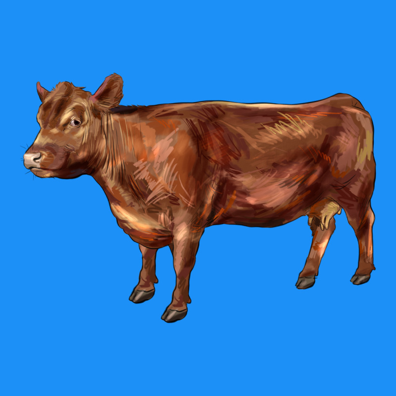 Red Angus Cow Classic Tee by LillyAllenDesigns | Teevron