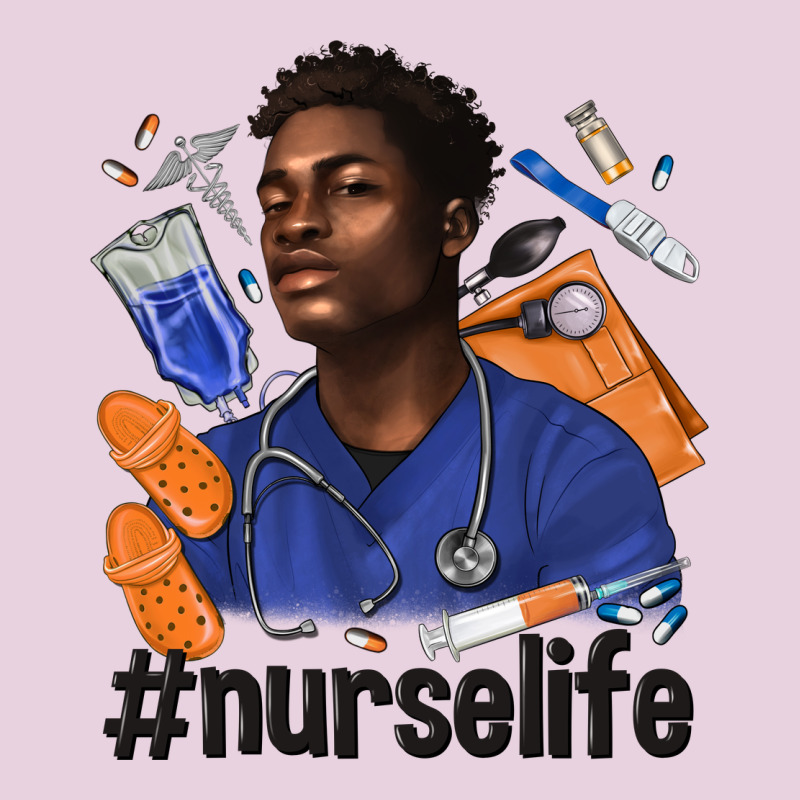 Afro Man Nurse Life Ladies Tee by texasbilliewilder | Teevron