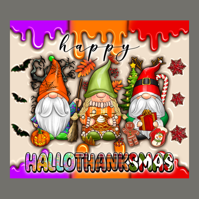 Happy Hallothanksmas Gnomes Premium Hoodie by texasbilliewilder | Teevron