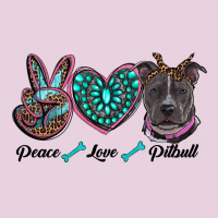 Peace Love Pitbull Ladies Tee | Teevron