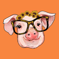 Sunflowers With Pig Premium Sweatshirt | Teevron