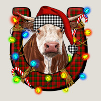 Christmas Horseshoe With Hereford Cow Heavy Core Tee | Teevron