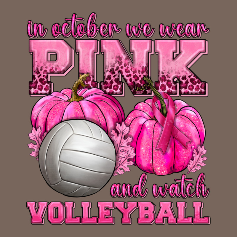 In October We Wear Pink And Watch Volleyball Premium Hoodie by texasbilliewilder | Teevron