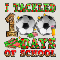 I Tackled 100 Days Of School Soccer Heavy Core Tee | Teevron