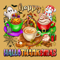 Happy Hallothanksmas Coffee Cups With Ghost Turkey Premium Hoodie | Teevron