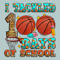 I Tackled 100 Days Of School Basketball Heavy Core Tee | Teevron