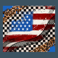 American Flag And Race Flag Urban Heavy Tee | Teevron