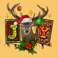 Joy With Reindeer Ado Vintage Hoodie | Teevron