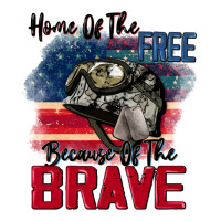 Home Of The Free Because Of The Brave 4th Of July Premium Tee | Teevron