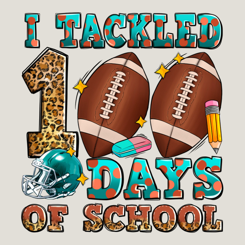 I Tackled 100 Days Of School American Football Heavy Core Tee by Zillion Design Studio | Teevron