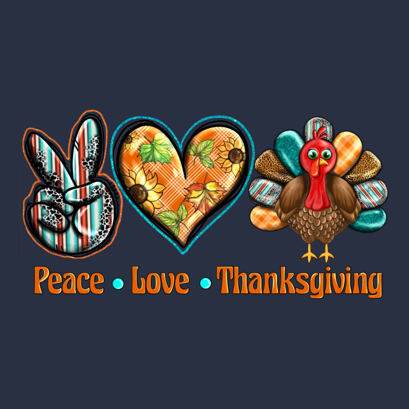 Peace Love Thanksgiving Heavyweight Sweatshirt by BarkalooDesign | Teevron