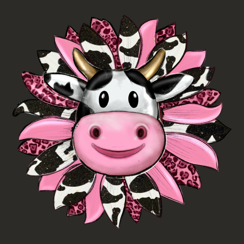 Pink Leopard Sunflower Cow Heavy Core Tee by RanaPortraitStore | Teevron