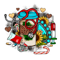 Christmas sunflower gemstone nurse | Teevron
