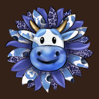 Blueberry Milkshake Cow Sunflower Heavy Core Tee | Teevron