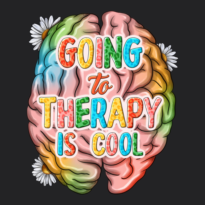 Going To Therapy Is Cool Vintage Tee by NancyCooperArtShop | Teevron