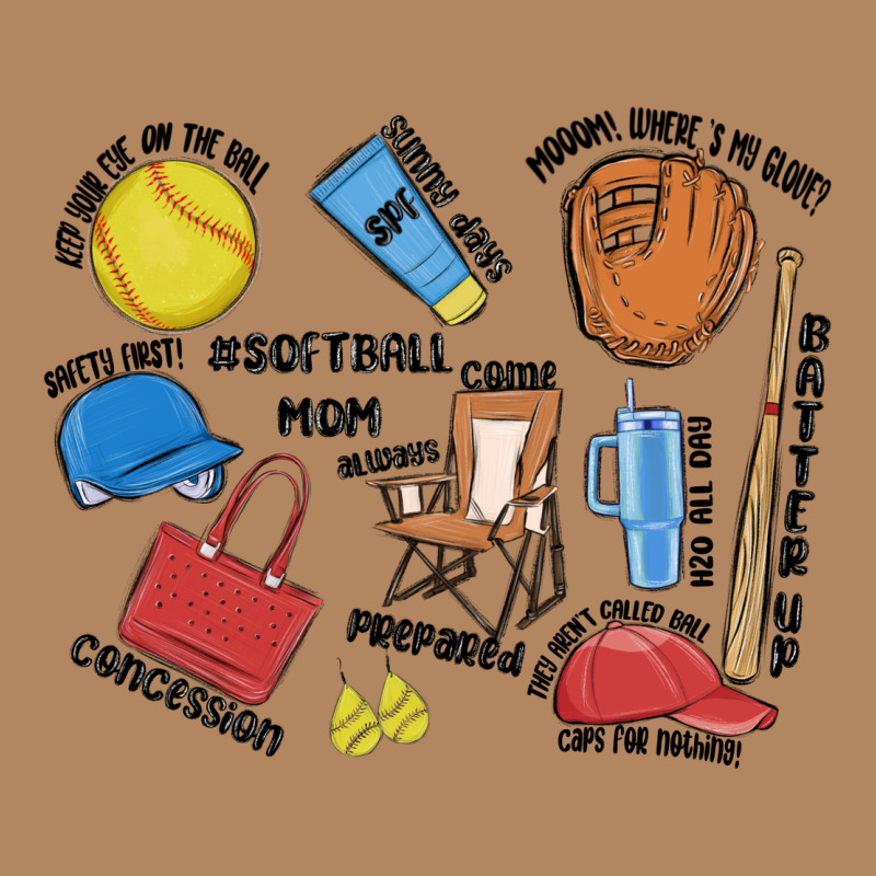 Softball Mom Long Sleeve Tee by MaliasSmallBusiness | Teevron