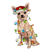 Chihuahua with christmas lights | Teevron