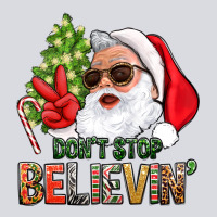 Don't Stop Believing Santa Zipper Hoodie | Teevron