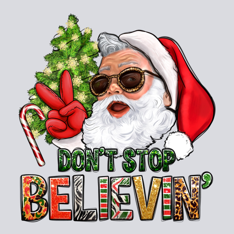 Don't Stop Believing Santa Zipper Hoodie by BundleAndBundleShop | Teevron