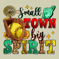 Small Town Big Spirit Softball Heavy Core Tee | Teevron