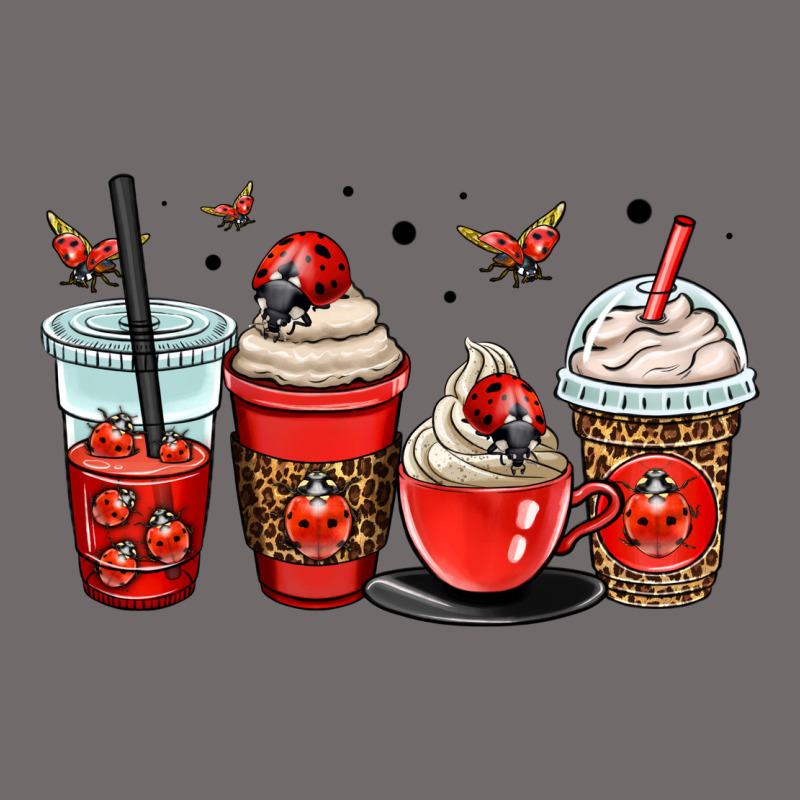 Ladybug Coffee Cups Urban Hoodie by OliviaCreatesArt | Teevron