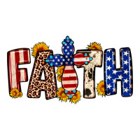 Faith USA flag sunflower | Teevron