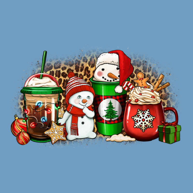 Christmas Snow Coffee Cups Urban Heavy Tee by Jasminsmagicworld | Teevron