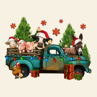 Christmas Farm Animals Truck Vintage Tee | Teevron