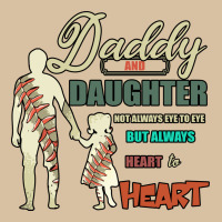 Daddy And Daughter Not Always Eye To Eye But Always Heart To Heart Heavyweight Hoodie | Teevron