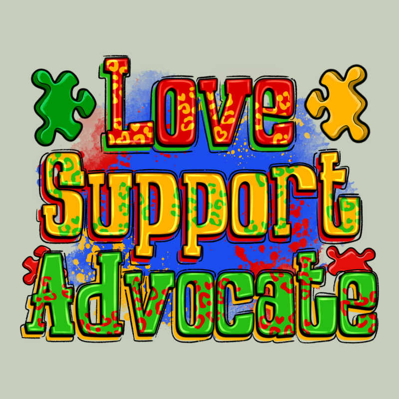 Love Support Advocate Ladies Tee by Zillion Design Studio | Teevron