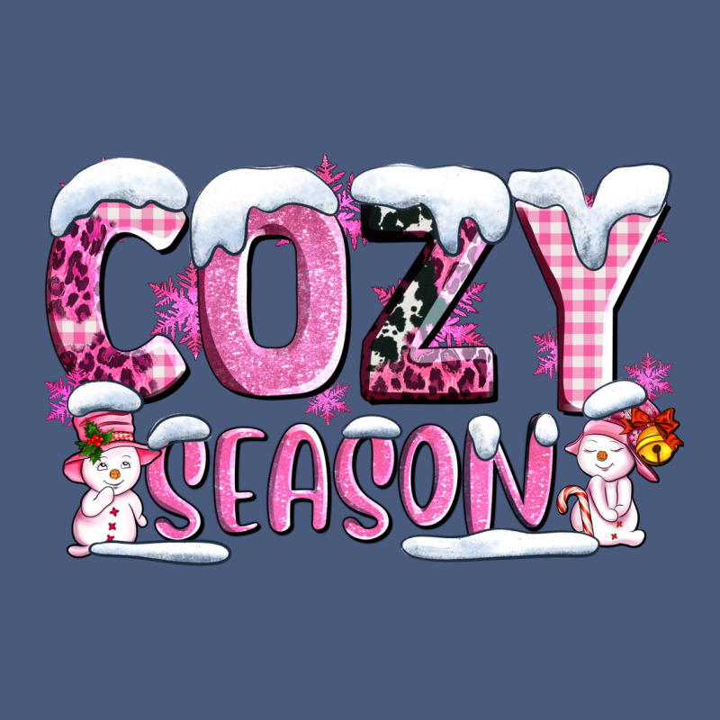 Pink Cozy Season With Snowman Ado Vintage Hoodie by AdoDesignShop | Teevron