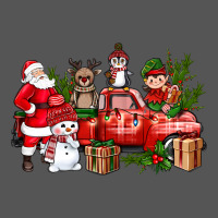 Santa Snowman Reindeer Penguin Elf Christmas Truck Zipper Hoodie | Teevron