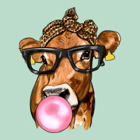 Cow Lick With Leopard Bandana Premium Hoodie | Teevron